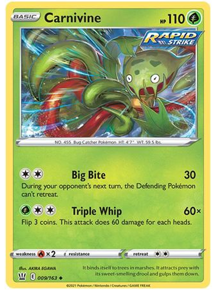 Carnivine - 9/163 - Uncommon 1