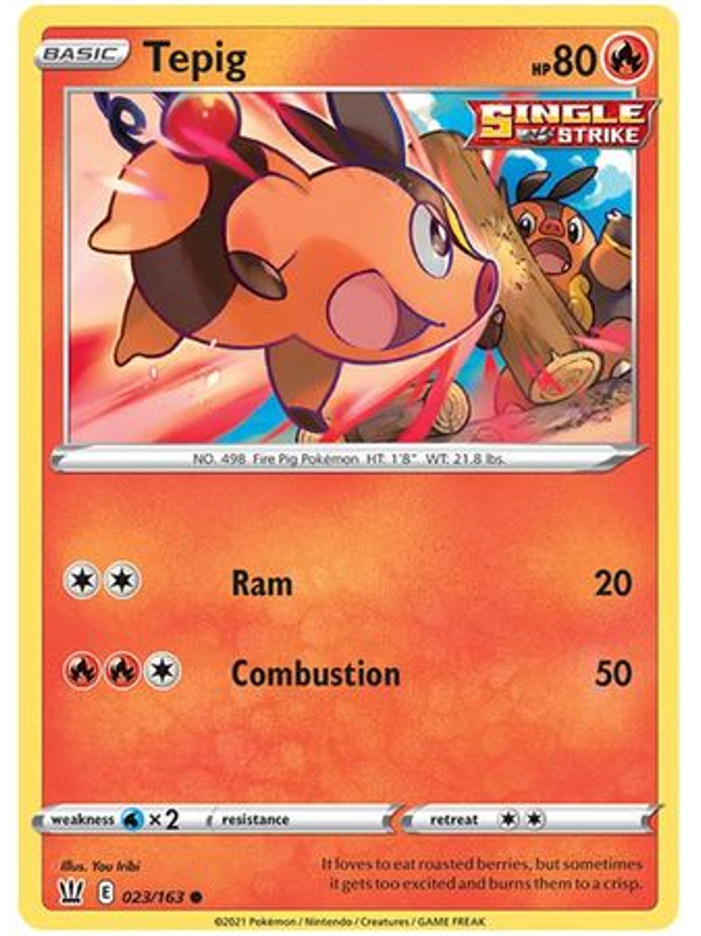 Tepig - 23/163 - Common 1
