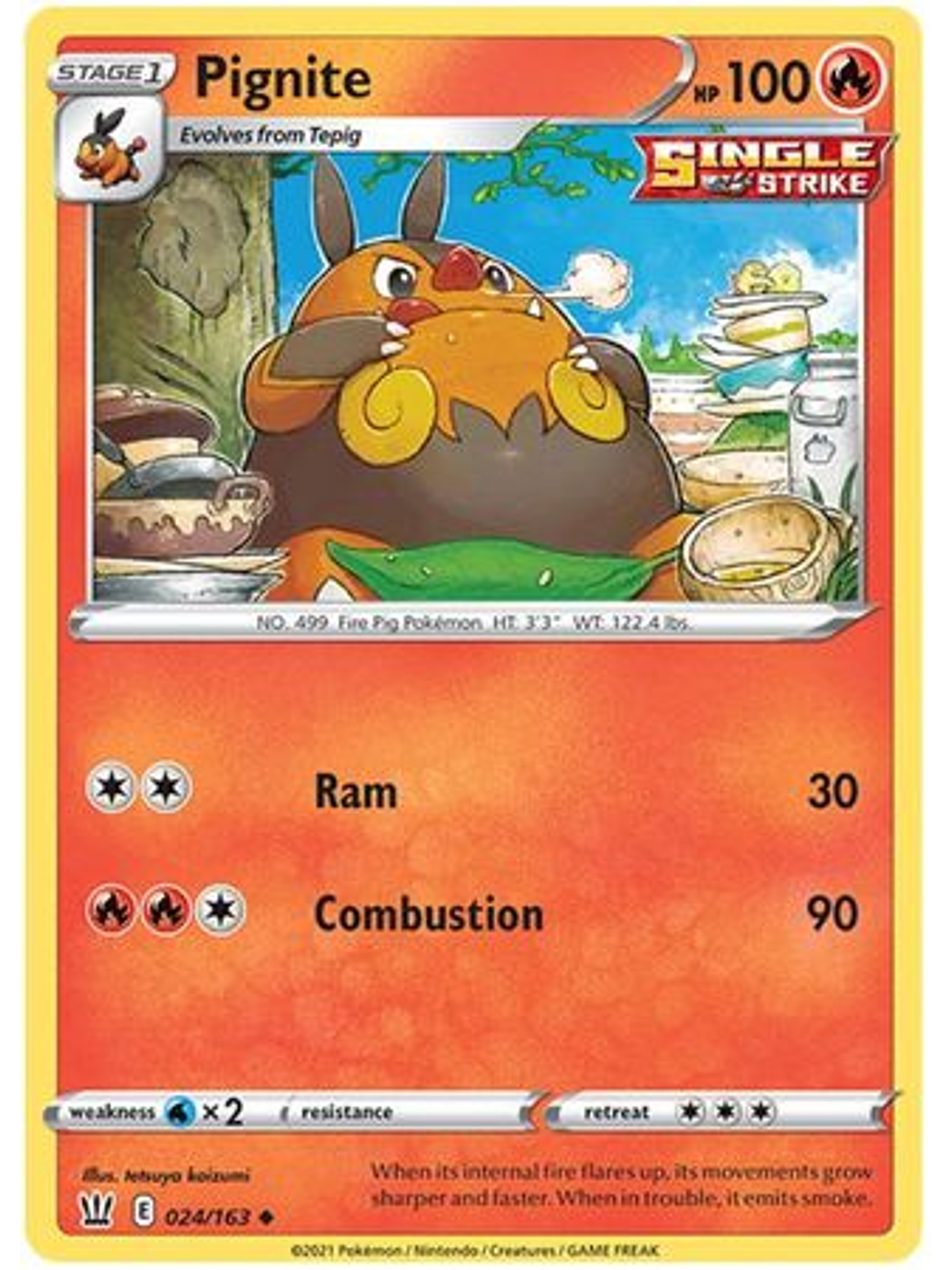 Pignite - 24/163 - Uncommon 1