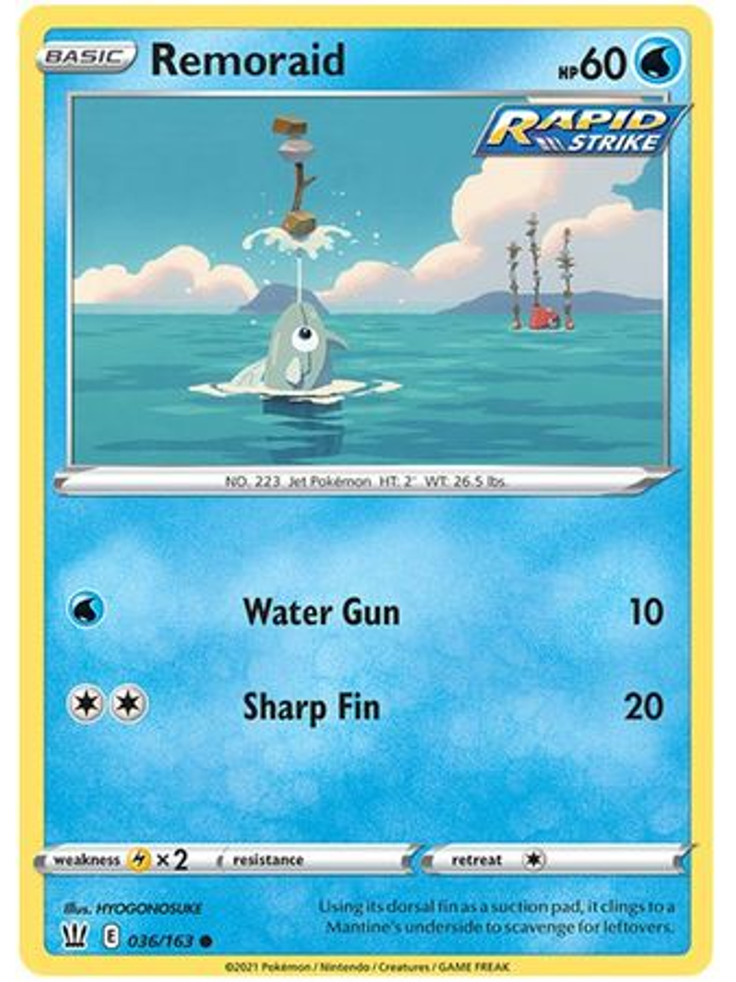 Remoraid - 36/163 - Common 1