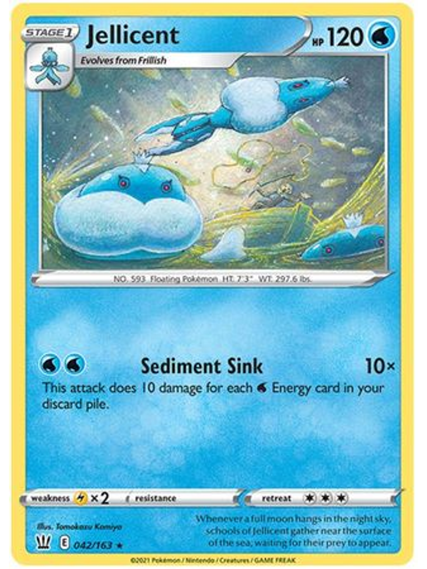 Jellicent - 42/163 - Rare 1