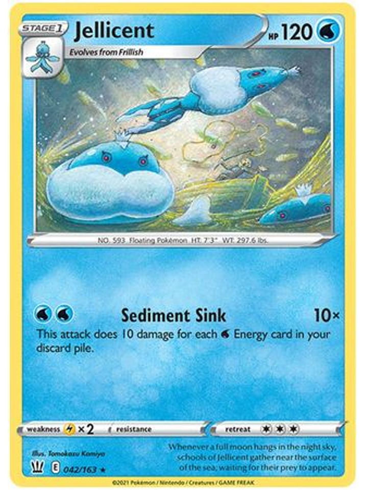Jellicent - 42/163 - Rare 1