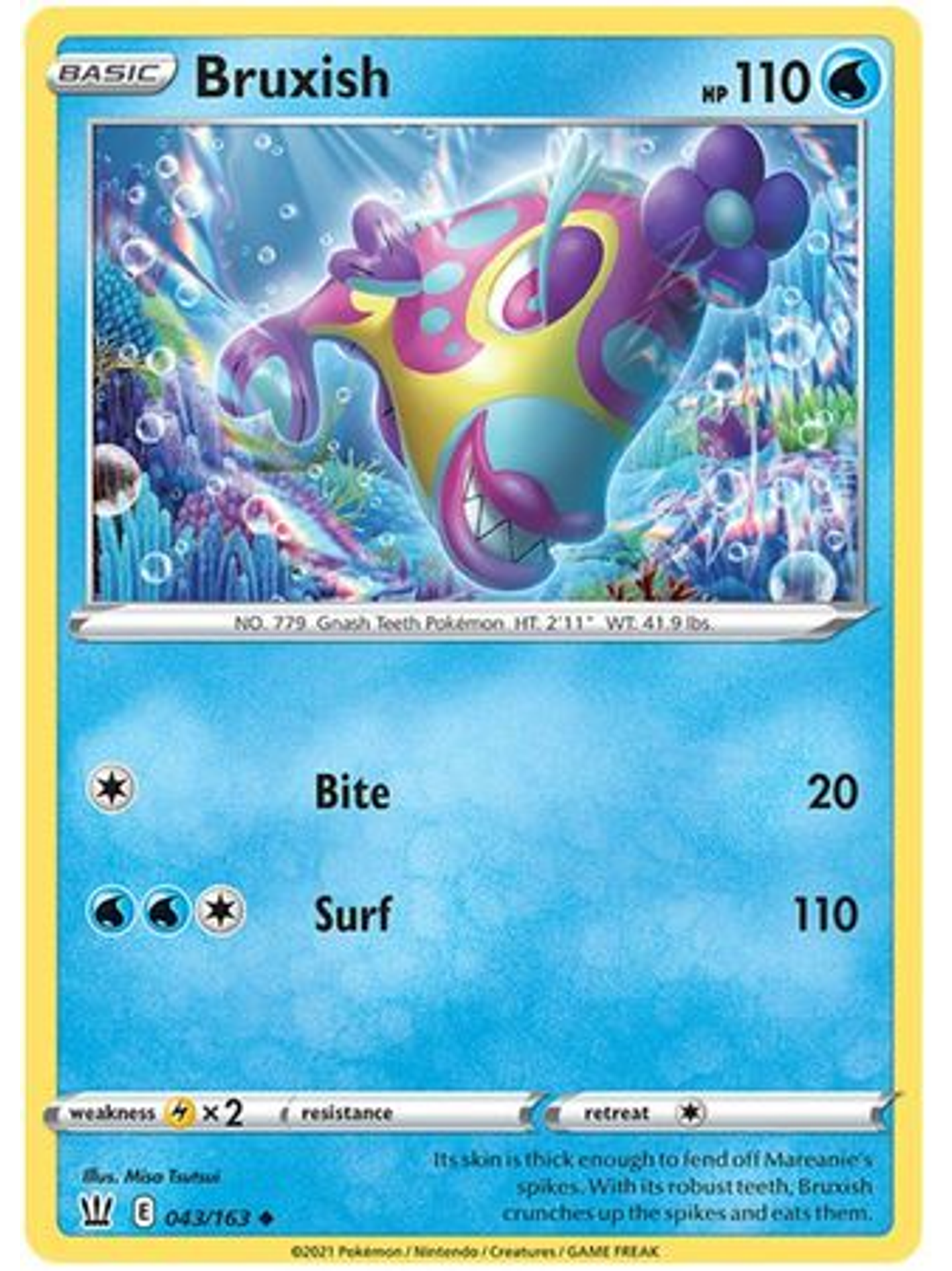 Bruxish - 43/163 - Uncommon 1