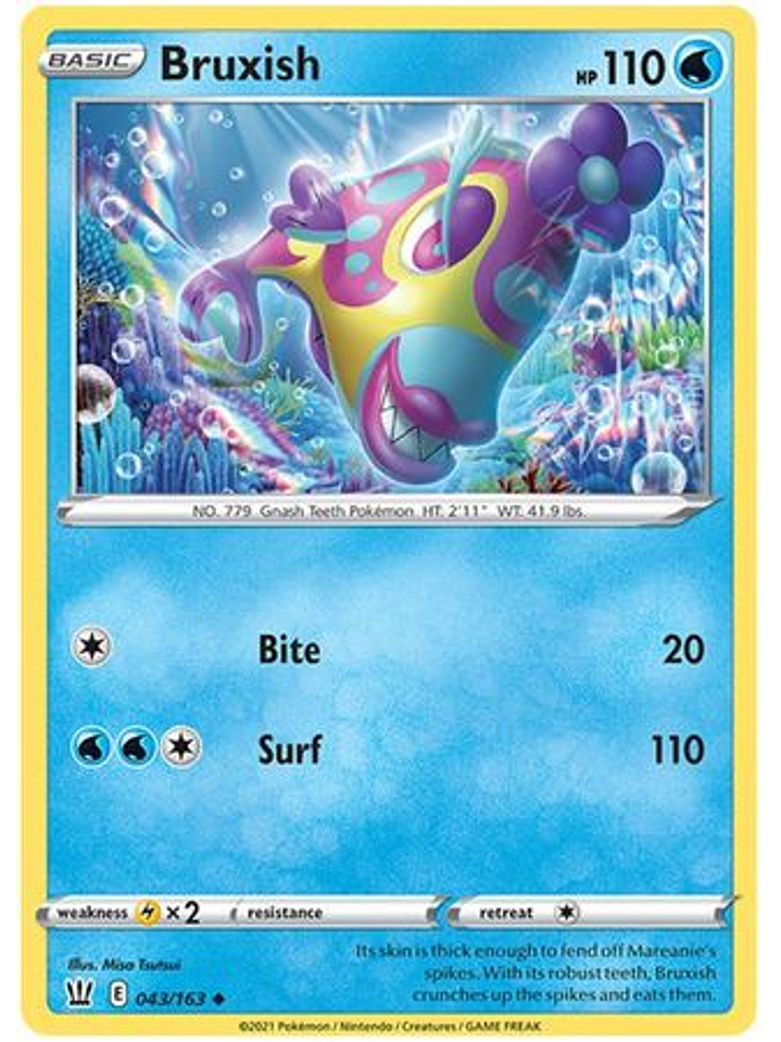 Bruxish - 43/163 - Uncommon 1