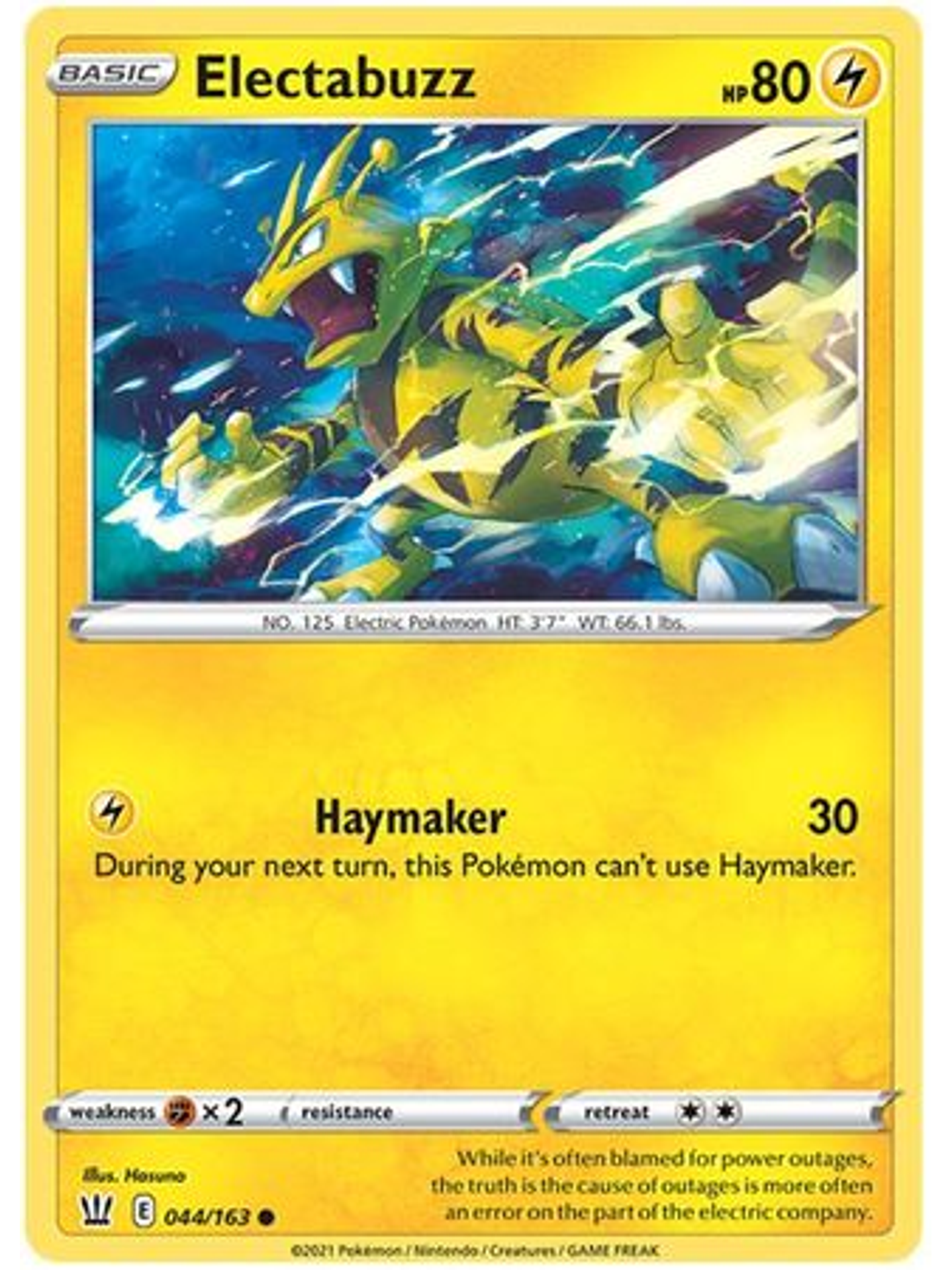 Electabuzz - 44/163 - Common 1