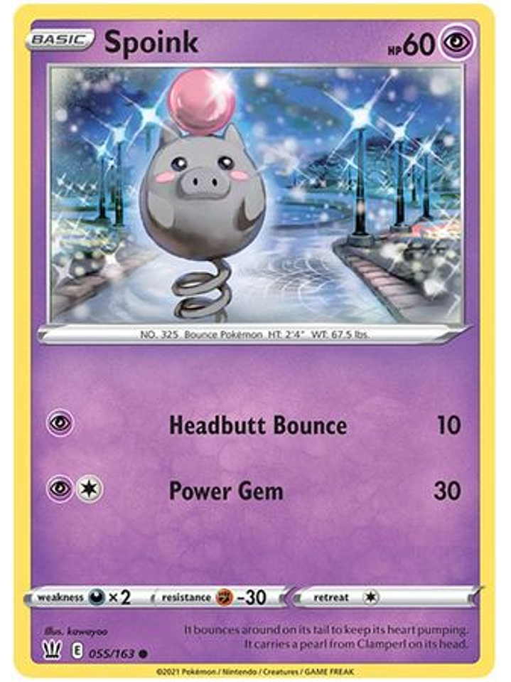 Spoink - 55/163 - Common 1