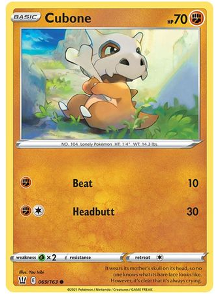Cubone - 69/163 - Common 1