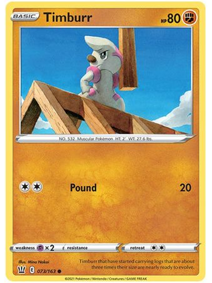 Timburr - 73/163 - Common 1