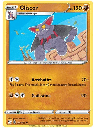 Gliscor - 72/163 - Uncommon