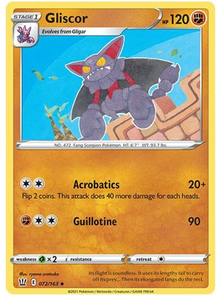 Gliscor - 72/163 - Uncommon 1