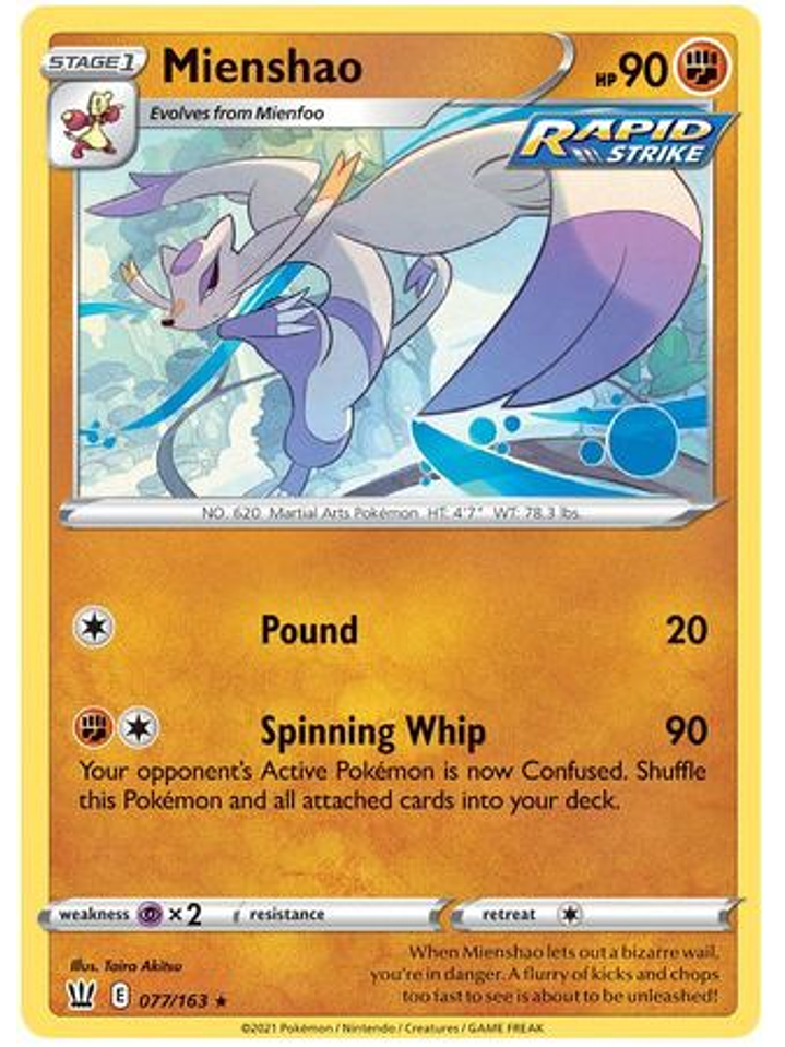 Mienshao - 77/163 - Rare 1