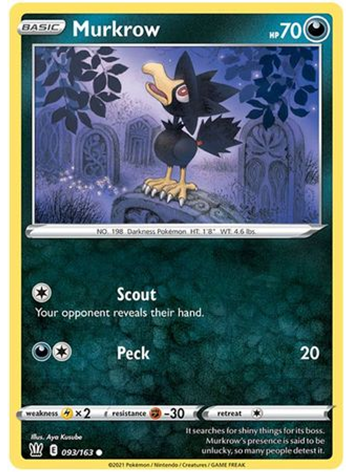 Murkrow - 93/163 - Common 1