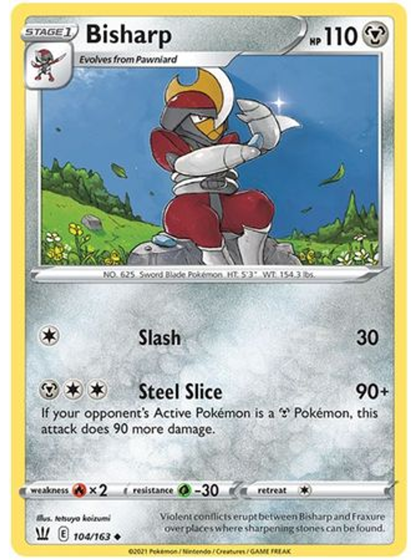 Bisharp - 104/163 - Uncommon 1