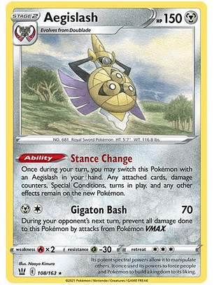 Aegislash - 108/163 - Rare