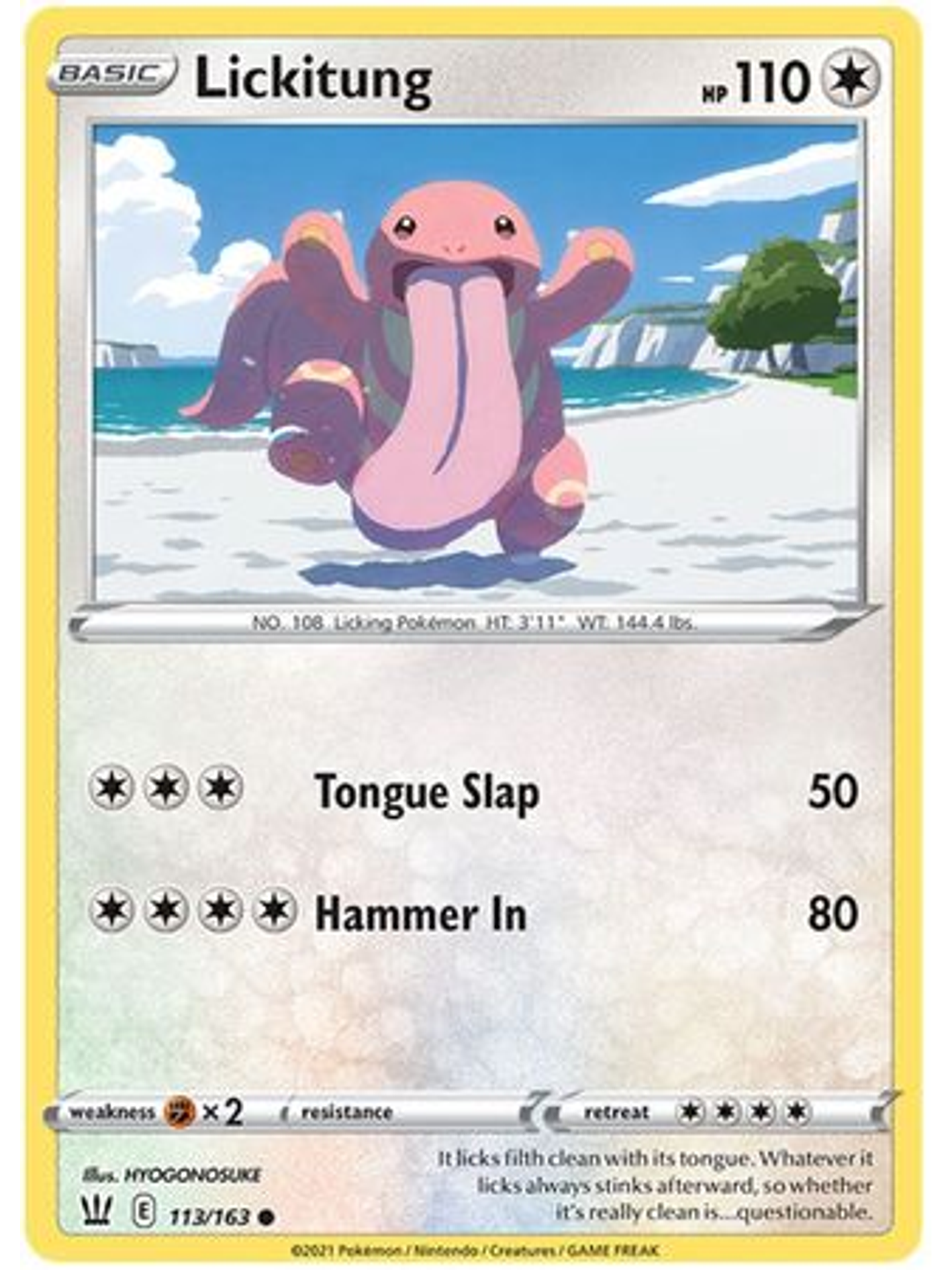 Lickitung - 113/163 - Common 1