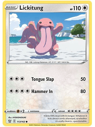Lickitung - 113/163 - Common