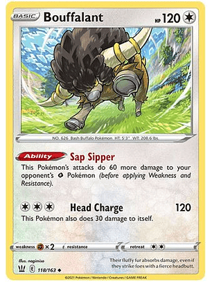 Bouffalant - 118/163 - Uncommon