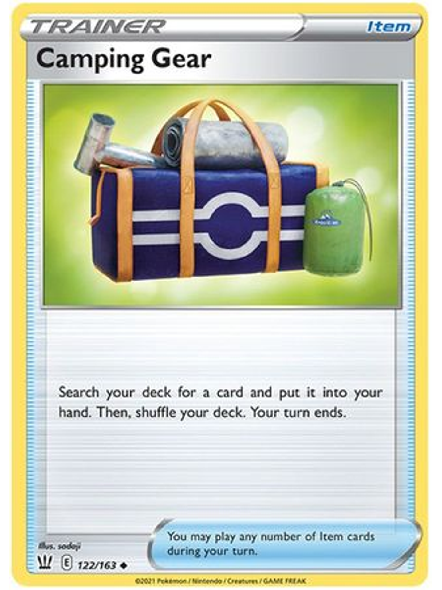 Camping Gear - 122/163 - Uncommon 1