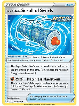 Rapid Strike Scroll of Swirls - 131/163 - Uncommon