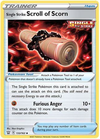 Single Strike Scroll of Scorn - 133/163 - Uncommon