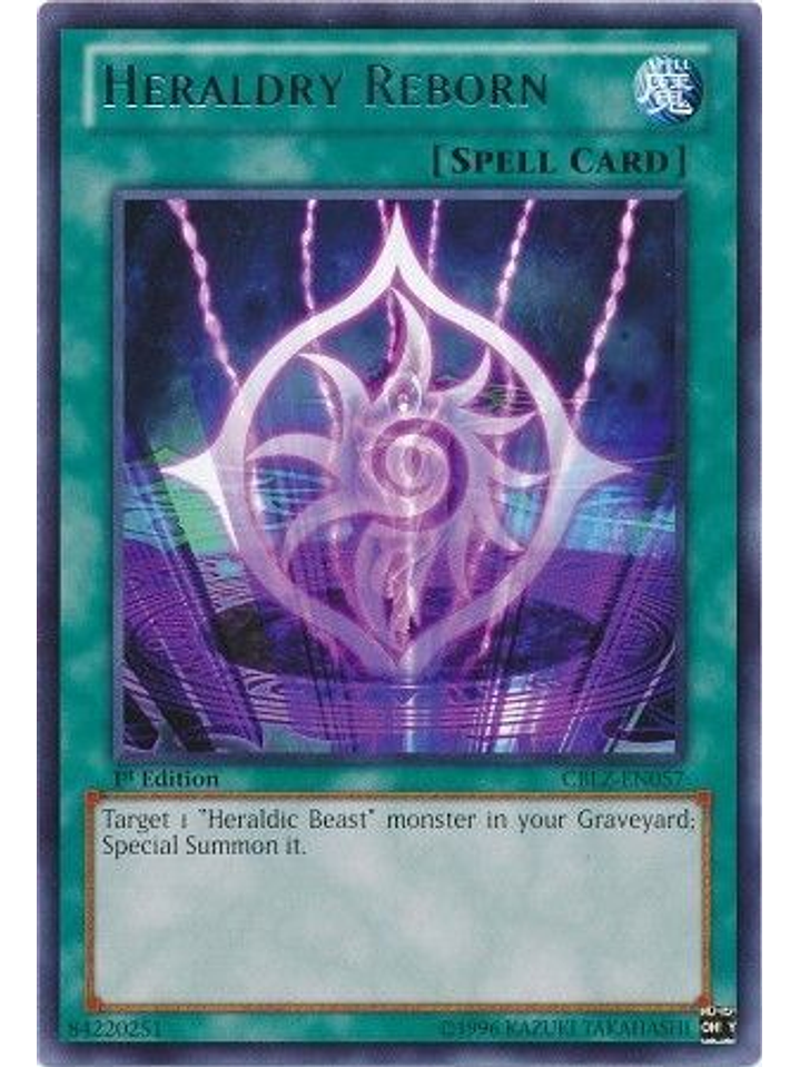 Heraldry Reborn - CBLZ-EN057 - Rare 1st Edition 1