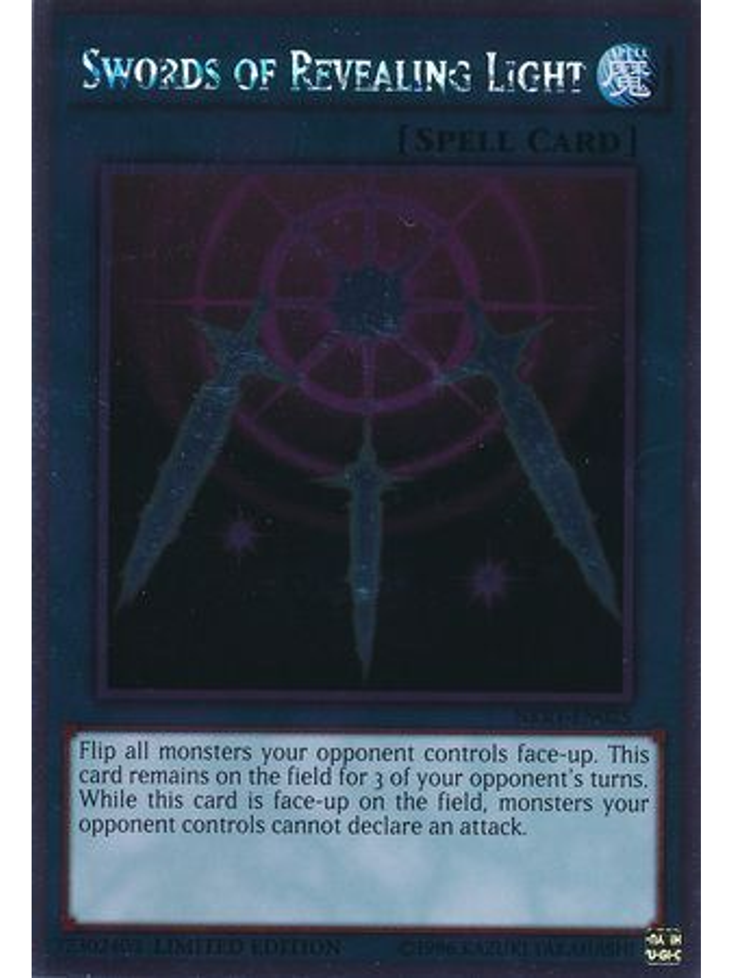 Swords of Revealing Light - NKRT-EN025 - Platinum Rare 1st Edition 1