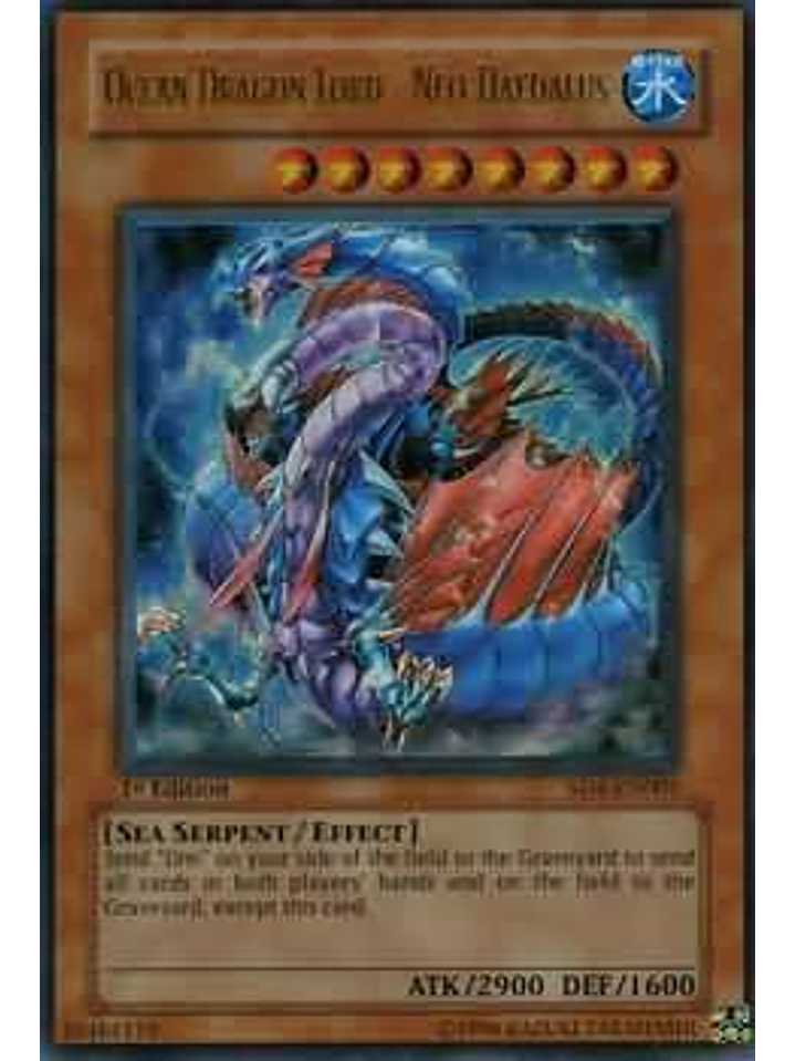 Ocean Dragon Lord - Neo Daedalus - SD4-EN001 - Ultra Rare 1st Edition 1