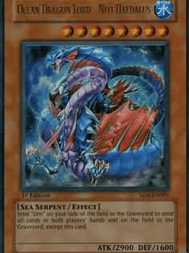 Ocean Dragon Lord - Neo Daedalus - SD4-EN001 - Ultra Rare 1st Edition