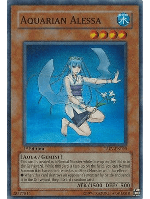 Aquarian Alessa - TAEV-EN020 - Super Rare 1st Edition