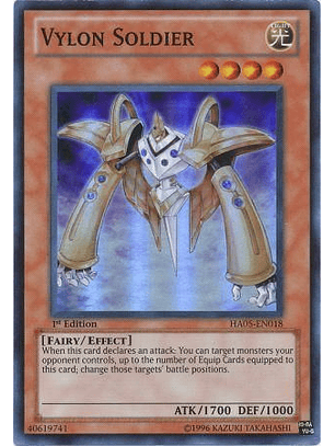 Vylon Soldier - HA05-EN018 - Super Rare 1st Edition