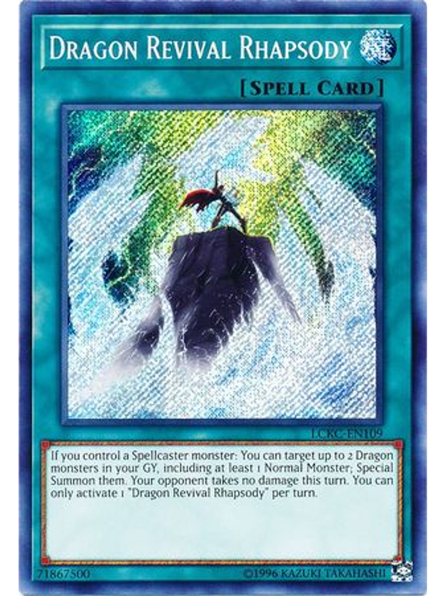Dragon Revival Rhapsody - LCKC-EN109 - Secret Rare Unlimited 1