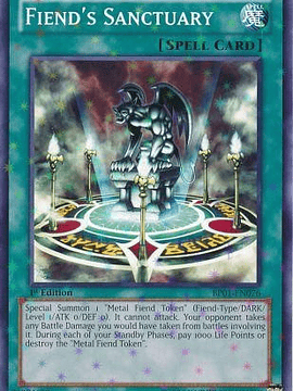 Fiend's Sanctuary - BP01-EN076 - Starfoil Rare 1st Edition