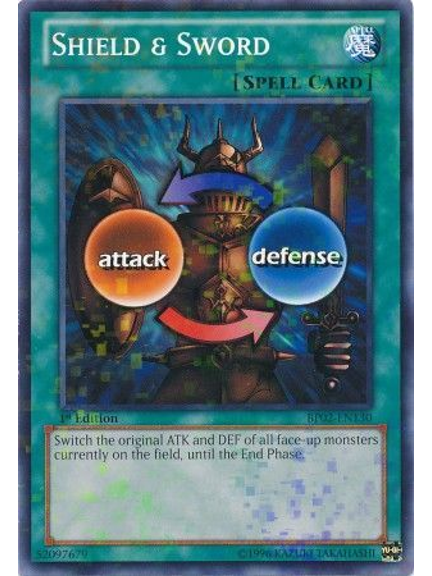 Shield & Sword - BP02-EN130 - Mosaic Rare 1st Edition 1