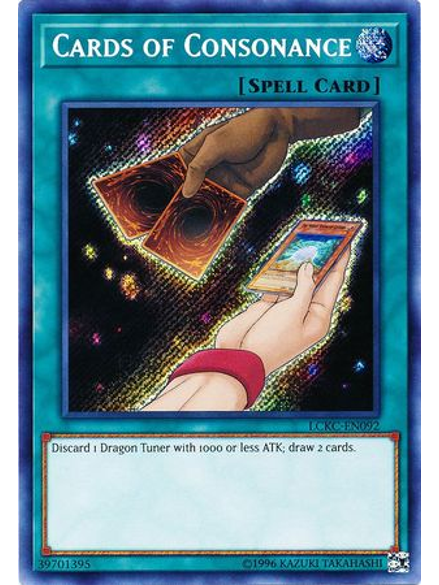 Cards of Consonance - LCKC-EN092 - Secret Rare Unlimited 1