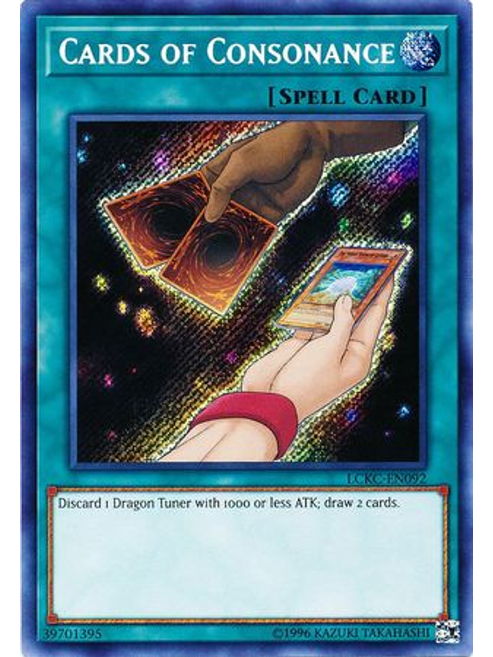 Cards of Consonance - LCKC-EN092 - Secret Rare Unlimited 1