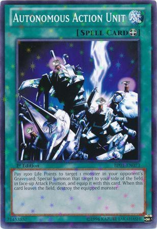 Autonomous Action Unit - BP01-EN073 - Starfoil Rare 1st Edition