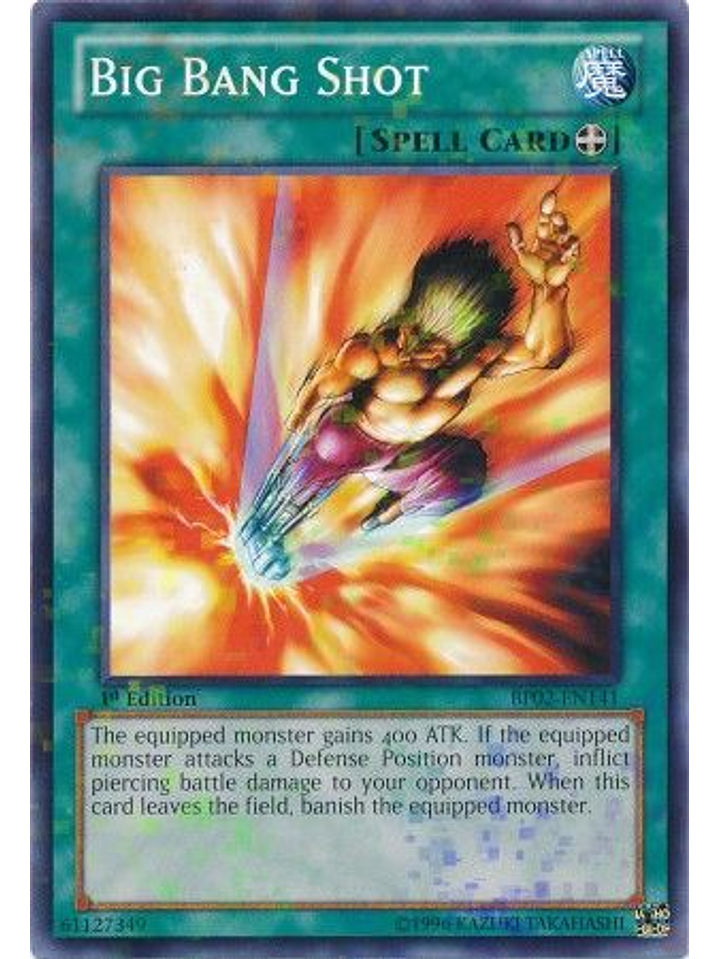 Big Bang Shot - BP02-EN141 - Mosaic Rare 1st Edition 1