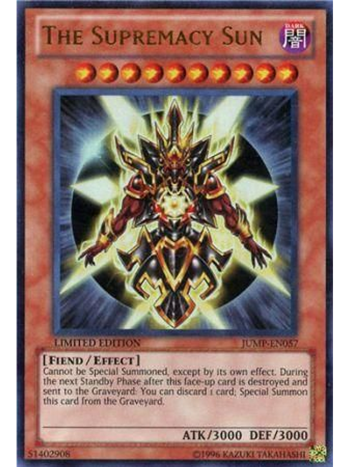 The Supremacy Sun - JUMP-EN057 - Ultra Rare 1
