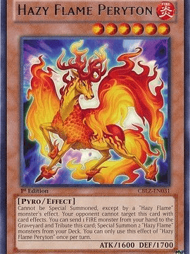 Hazy Flame Peryton - CBLZ-EN031 - Rare 1st Edition