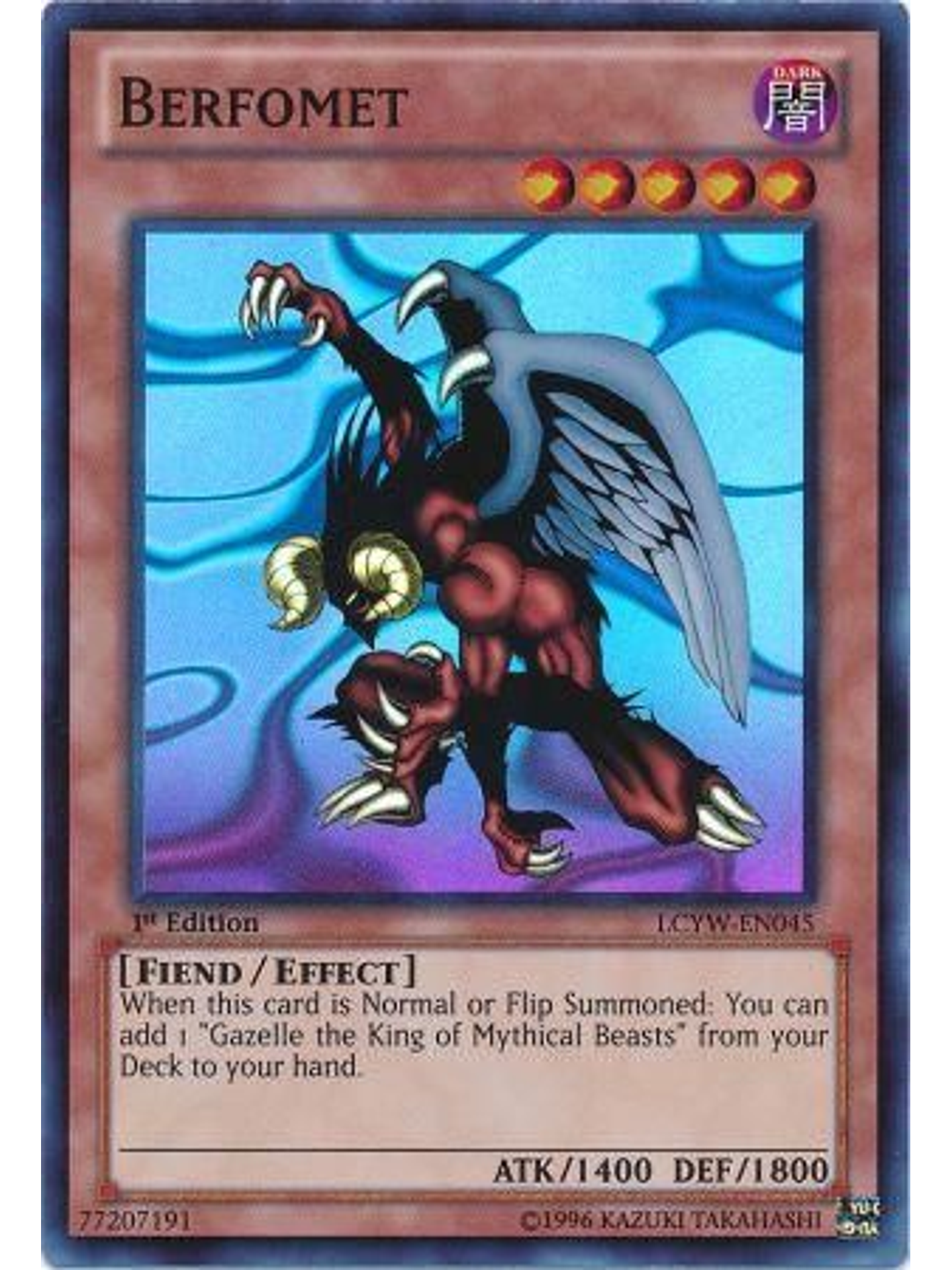 Berfomet - LCYW-EN045 - Super Rare 1st Edition 1