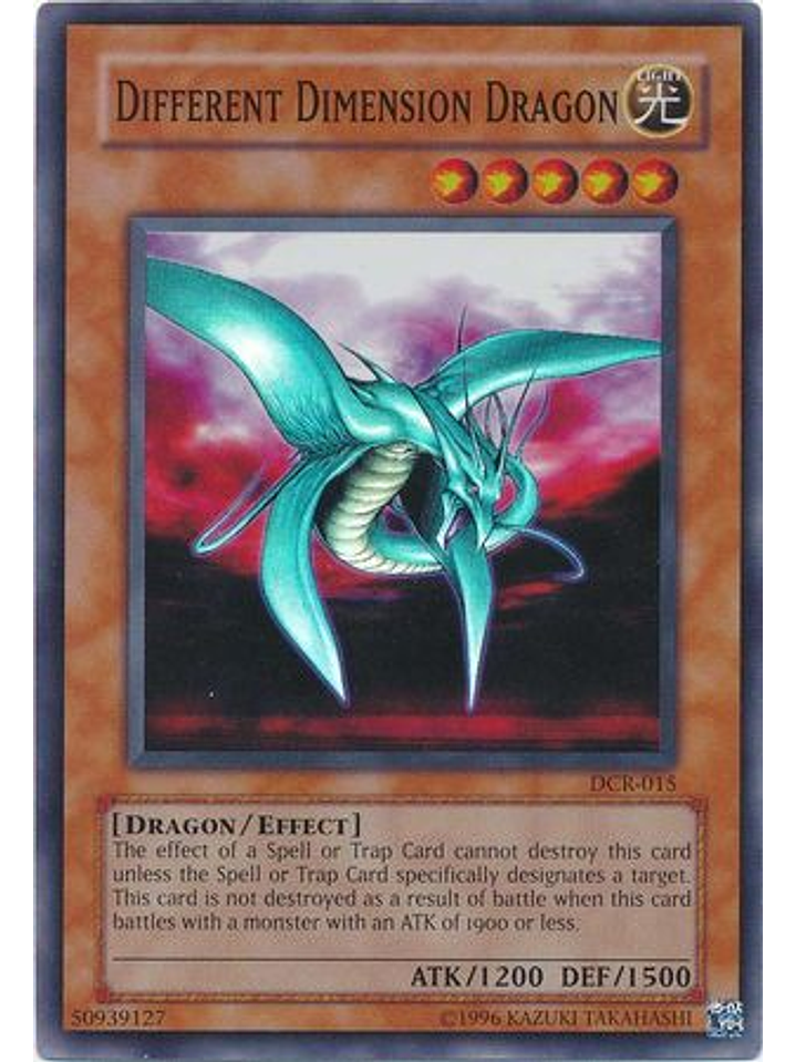 Different Dimension Dragon - DCR-015 - Super Rare Unlimited 1