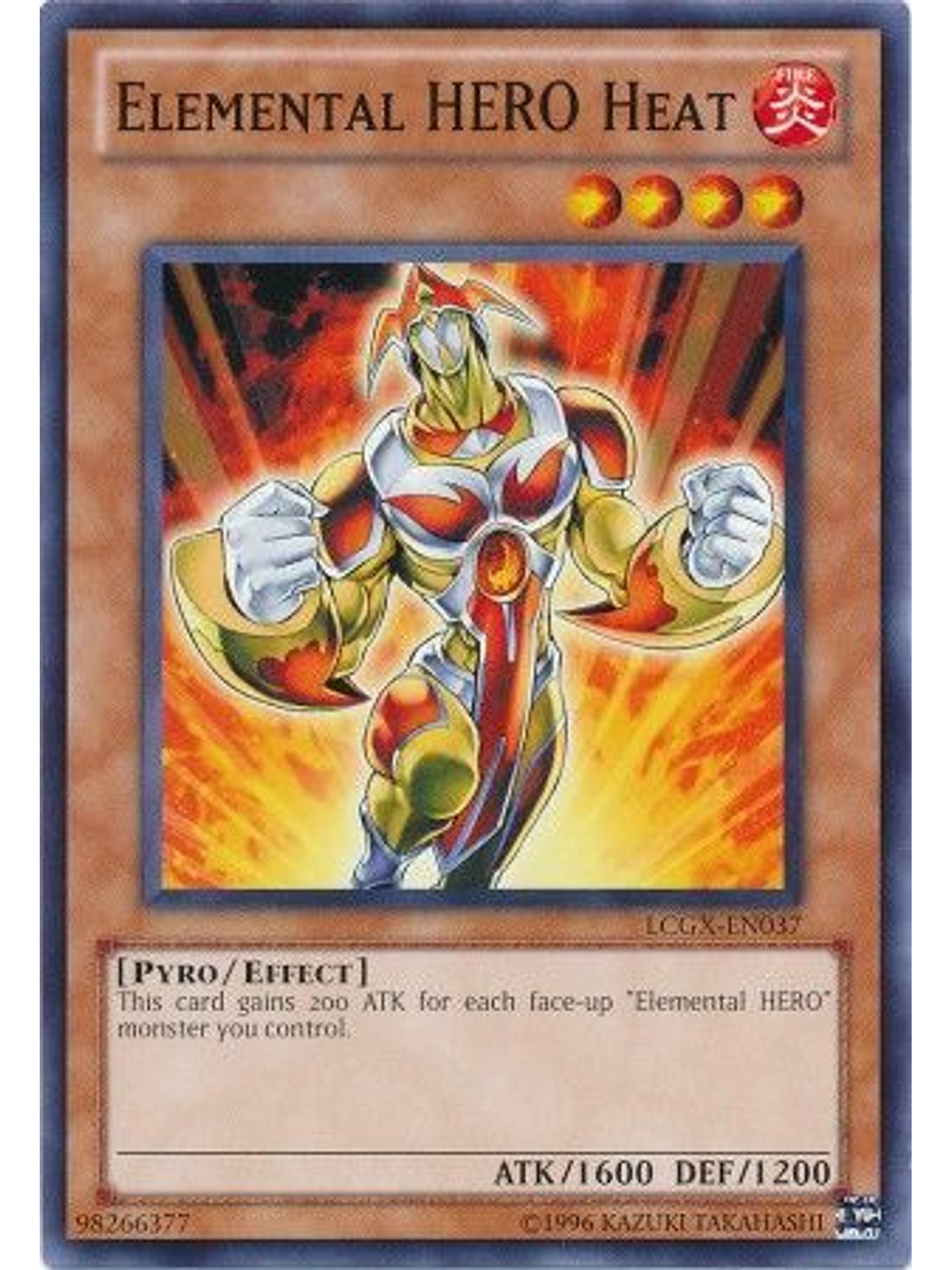 Elemental Hero Heat - LCGX-EN037 - Common Unlimited 1