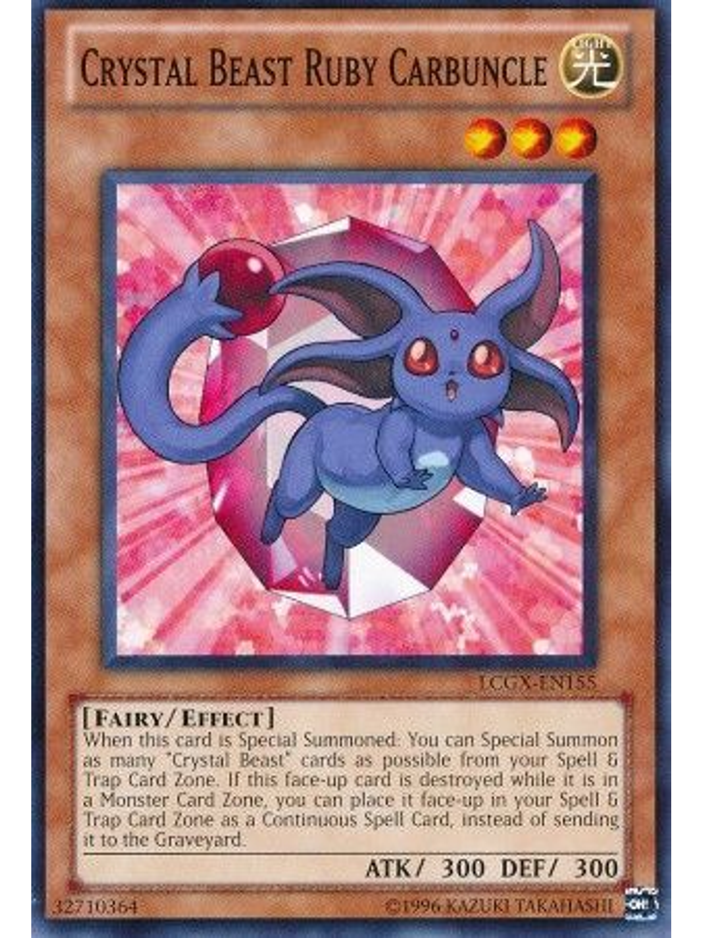 Crystal Beast Ruby Carbuncle - LCGX-EN155 - Common Unlimited 1