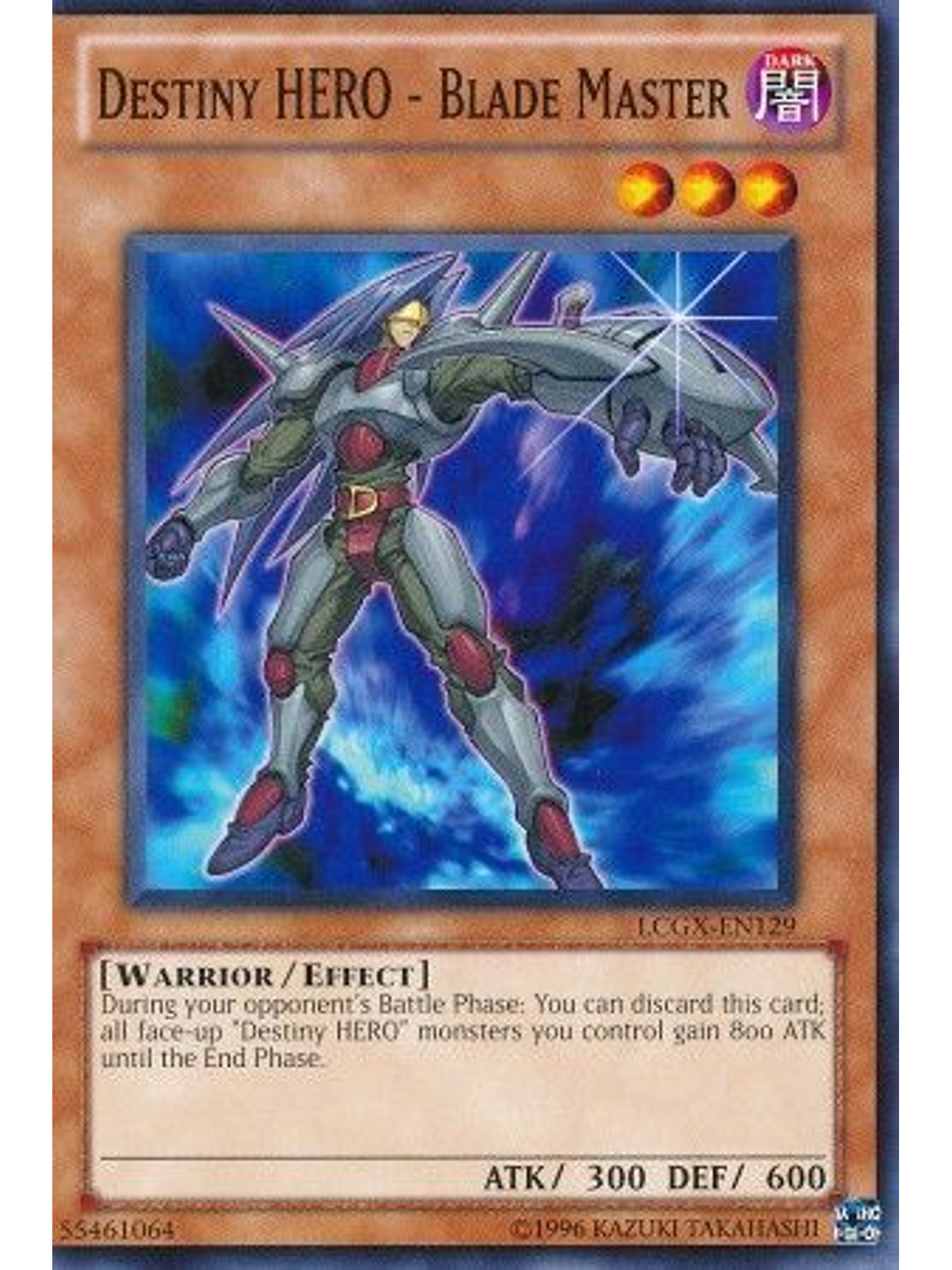 Destiny Hero - Blade Master - LCGX-EN129 - Common Unlimited 1