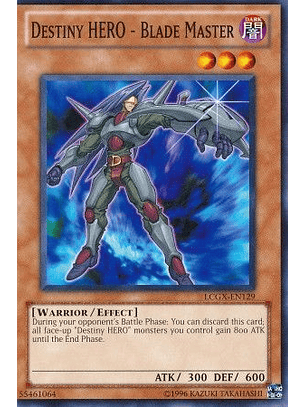 Destiny Hero - Blade Master - LCGX-EN129 - Common Unlimited
