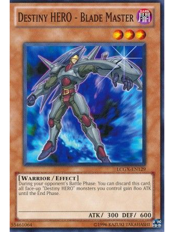 Destiny Hero - Blade Master - LCGX-EN129 - Common Unlimited 1