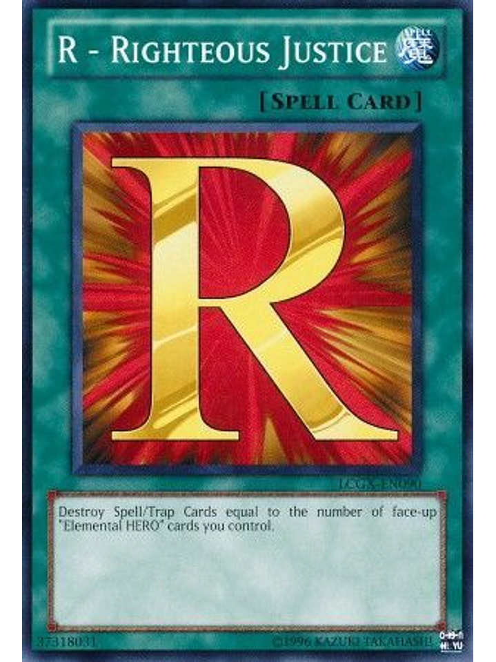 R - Righteous Justice - LCGX-EN090 - Common Unlimited 1