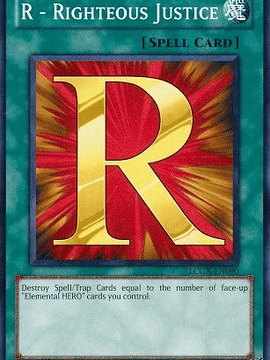 R - Righteous Justice - LCGX-EN090 - Common Unlimited