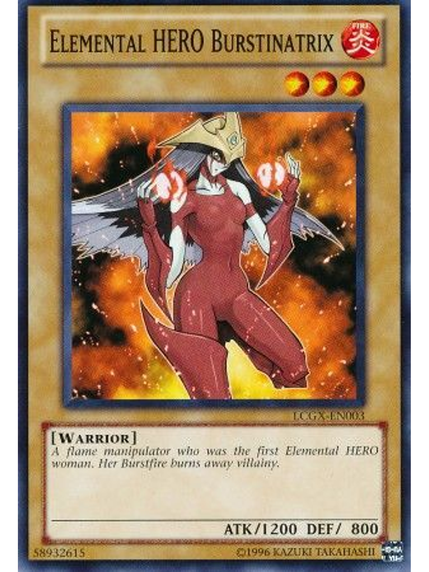 Elemental Hero Burstinatrix - LCGX-EN003 - Common Unlimited 1
