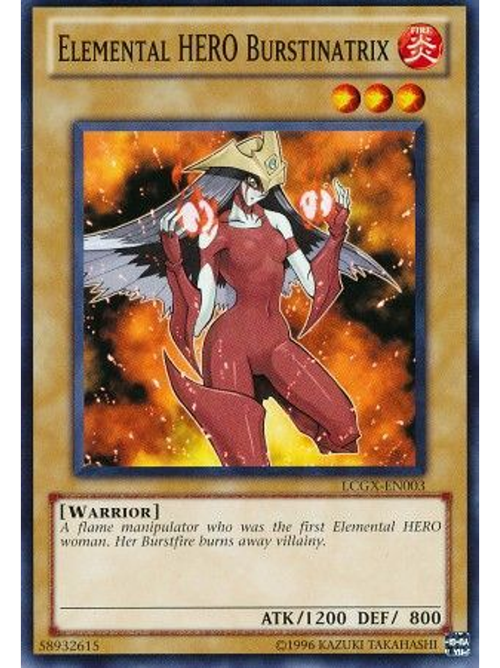 Elemental Hero Burstinatrix - LCGX-EN003 - Common Unlimited 1